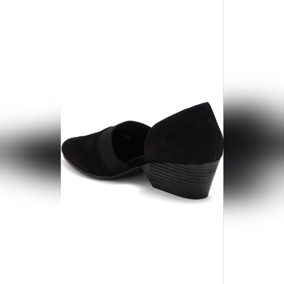 Eileen Fisher Hilly Wedge d'Orsay Pump Black 10 M - Picture 5 of 6